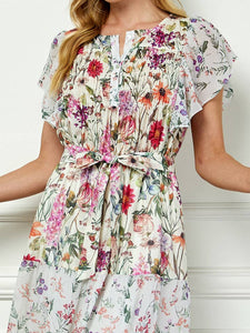 Floral Ruffle Dress