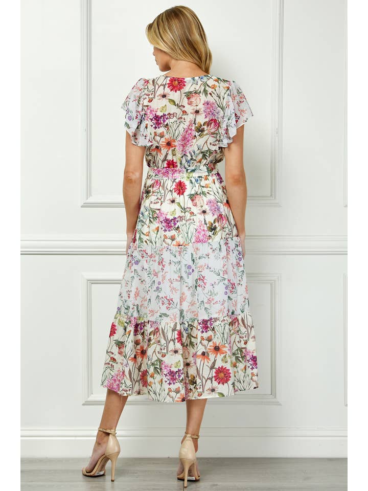 Floral Ruffle Dress