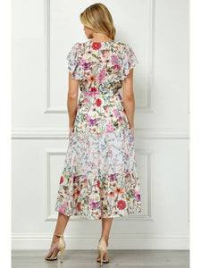 Floral Ruffle Dress